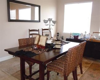 POTTERY BARN DINING TABLE