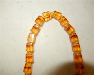 Large Amber Necklace - Detail
