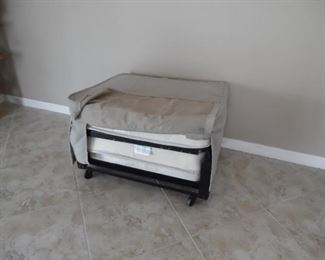 "Castro Convertible"  Single Bed/Ottoman with fitted cover