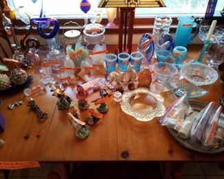 Sabino glassware and lots of glassware
