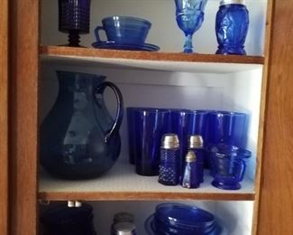 Blue dishes