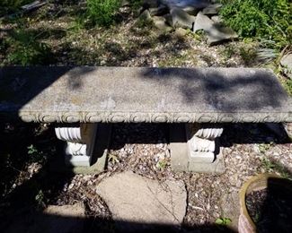 Cement bench