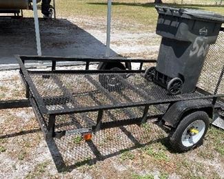 Almost new yard trailer
