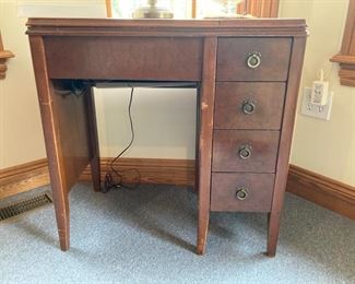 45 Sewing Machine Table with Kenmore Sewing Machine