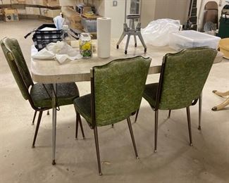 51 Vintage Table and 4 Chairs
