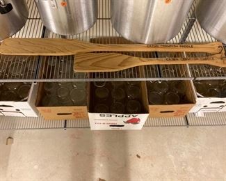 52 Wooden Cajun Crawfish Paddles