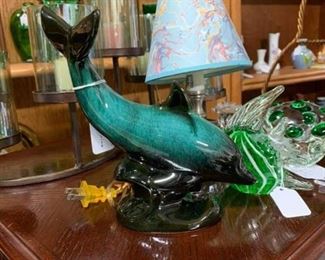 Dolphin glass