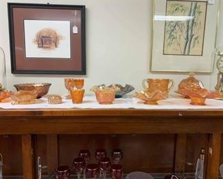 Carnival glass collection!