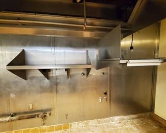 (2) Stainless Wall Shelves