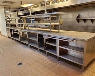 21ft Double Sided Prep Station