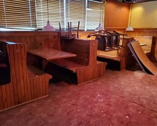 (4) Booths With Tables