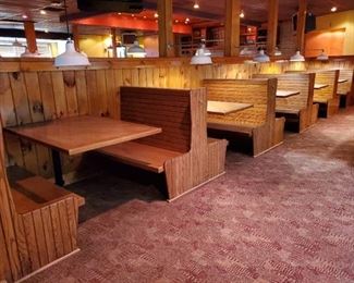 (5) Booths With Tables