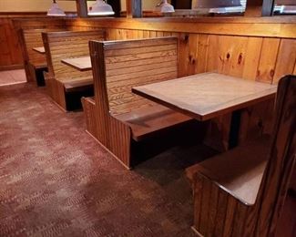 (6) Booths With Tables