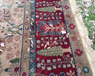 Area rug 8x10 woven wool $600