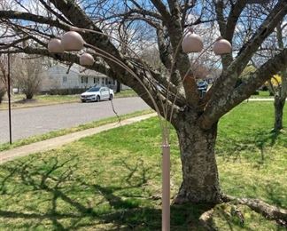 Rare vintage post modern pink floor lamp $250