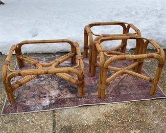 Split bamboo trio HAS GLASS!!!
$350