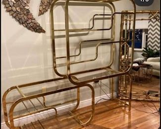 DIA Milo baughman ETAGERES $1200