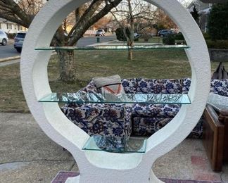 Vintage plaster stone ETAGERES $800