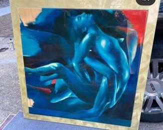 Post modern art signed $200