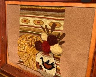 Boho art latch hook $75