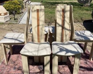 $125 per chair Italian lacquer