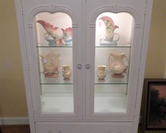 Stanley Lighted Display Cabinet with Drawer