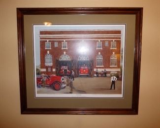 Joyce Perdue Smith Artist Rendering #1 of 500.  Griffin Fire Station