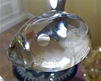 Baccarat Crystal Lady Bug Paperweight