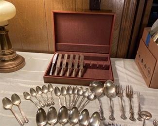 001 Wm A Rogers R Wallace Silver Sets