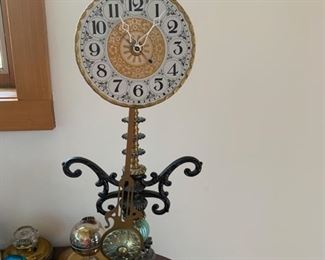 38. Standing Pendulum Clock (9" x 8" x 24")