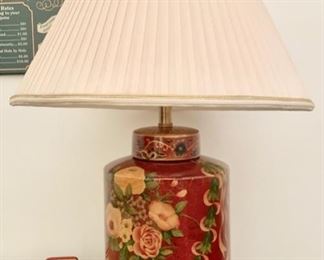 82. Ceramic Asian Style Lamp (30")