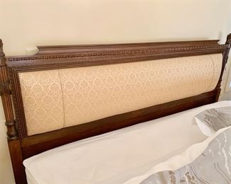 104. King Upholstered Wood Framed Bed