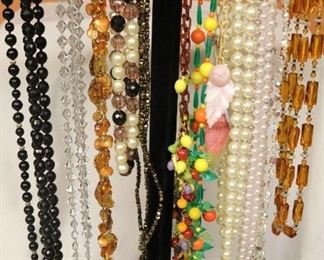 beaded strand necklaces