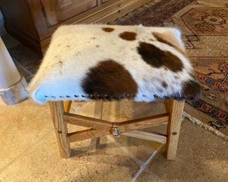 animal hide stool