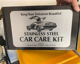 DeLorean car care kit 