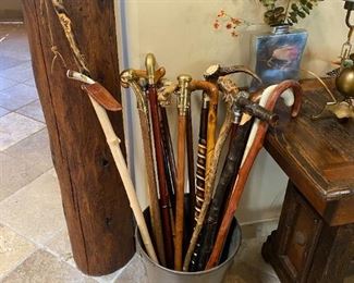 hand carved canes