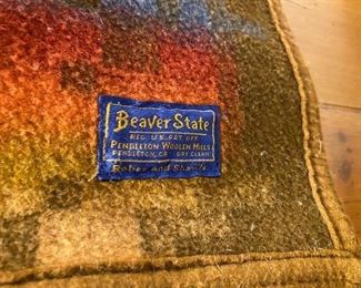 Beaver State Pendleton Wool blanket