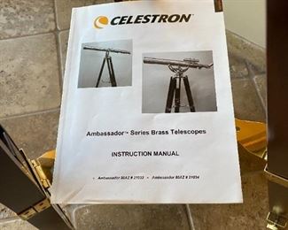 Celestron brass telescope