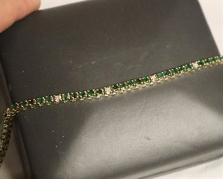 emerald bracelet