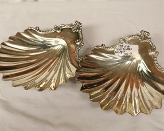 Sterling shell dishes