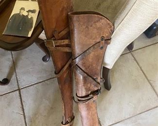 leather rifle cases