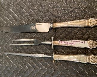 Sterling serving set 