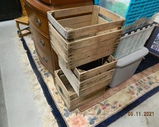 vintage crates