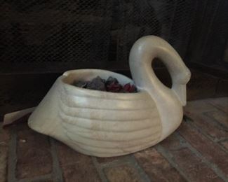 Swan planter.
