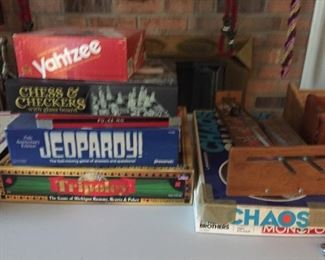 Vintage toys and games.