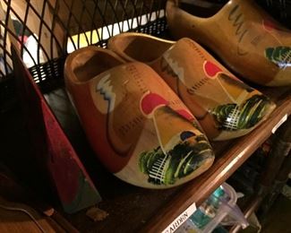 Dutch wooden shoes.