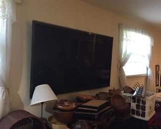Large screen TV.