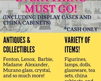 Closing sale ad