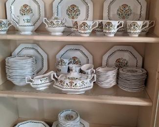 great set of Johnson Brothers Greenfields china