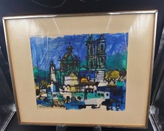 1956 Watercolor by Bill Condon